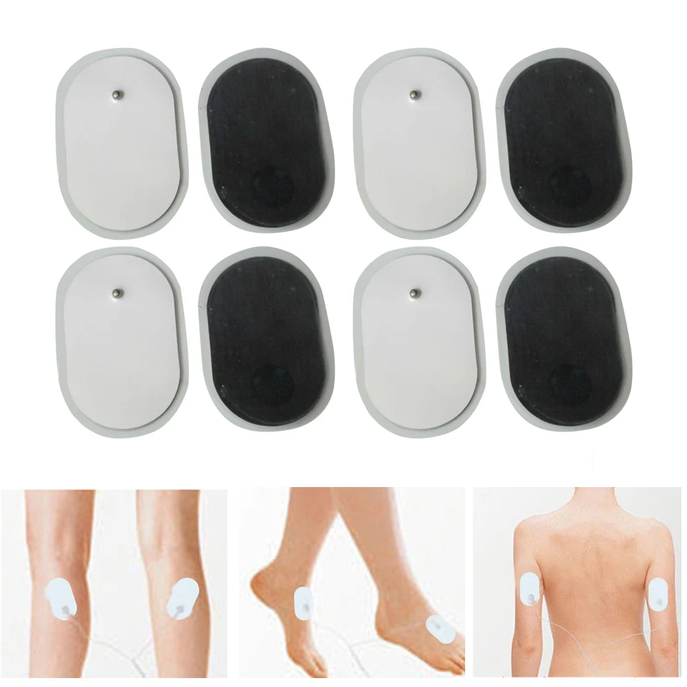 

4PCS Acupuncture Electrode Pads Estimulador Muscular Digital Therapy Machine for Tens Adhensive Gel Pad Myostimulator Patches