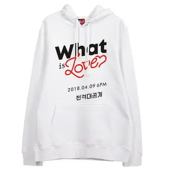 

New arrival twice mini album what is love member name printing thin hoodies kpop once spring autumn unisex pullover sweatshirts