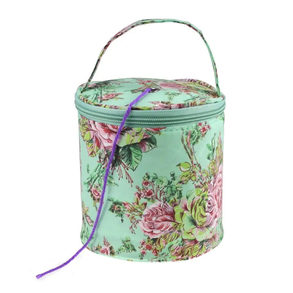 Home Daily Storage Bag Wool Yarn Crochet Sewing Needle Handbag Weaving Tool Tote Badges Backpack Adhesive Fastener Tape | Дом и сад