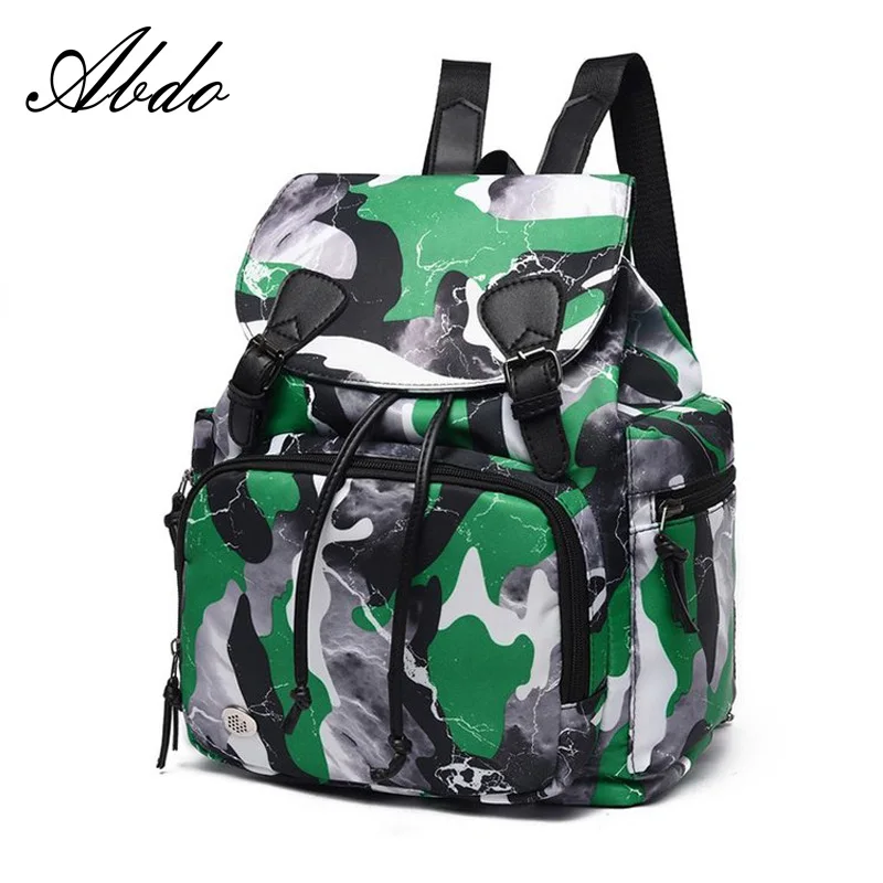 

Camouflage large capacity fitness yoga travel backpack 2019 new ladies Oxford cloth waterproof multi-function dry and wet separa