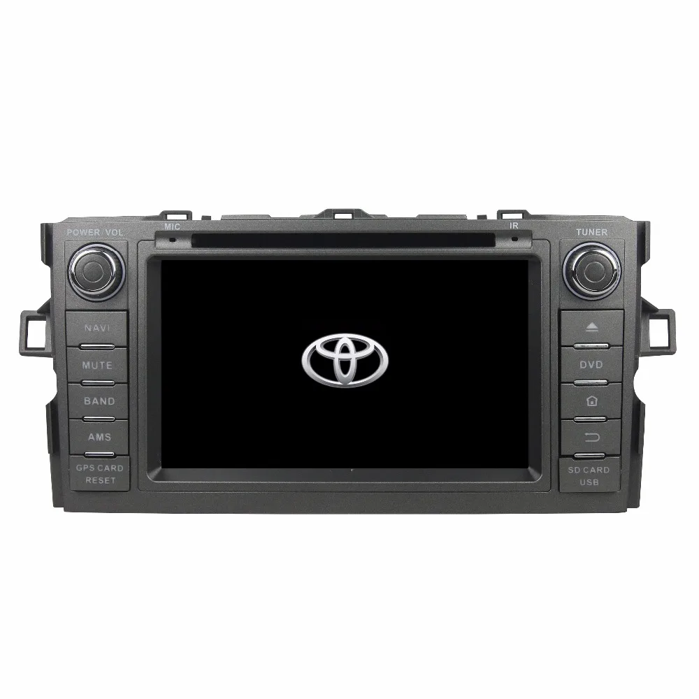 Discount Android 8.0 octa core 4GB RAM car dvd player for TOYOTA Auris 2010-2014 ips touch screen head units tape recorder radio 1