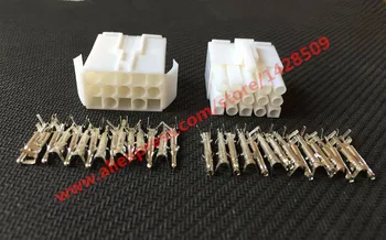 

10 Sets Female And Male Small Tamiya Connector Kits Mini Tamiya EL 4.5MM Socket Plug With 15 Way 15 Pin