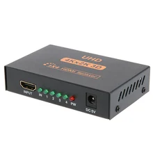 3D 4 К * 2 К HDMI 1080 P Разделение тер 1X4 HDMI коммутатор Разделение 1 в 4 из видео Усилитель Repeater для HDTV Дисплей DVD PS3