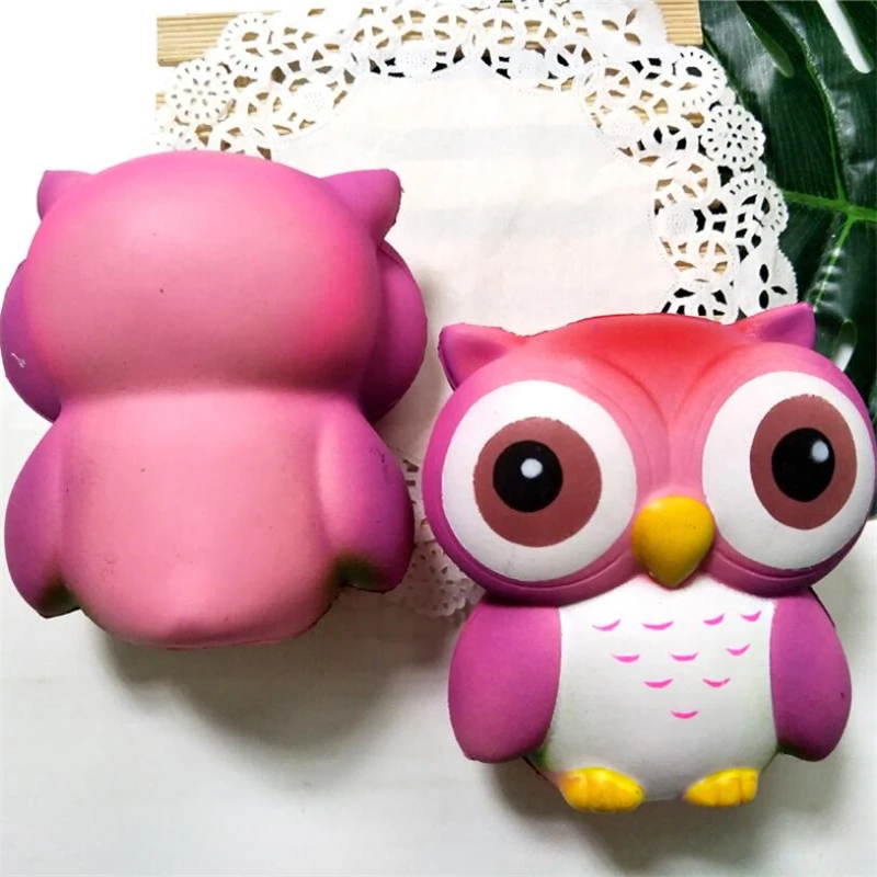 Kawaii мягкие игрушки сова моделирование медленно поднимающаяся Новинка антистрессовая Игрушка снятие стресса сжимаемые игрушки подарок для детей взрослых и пожилых