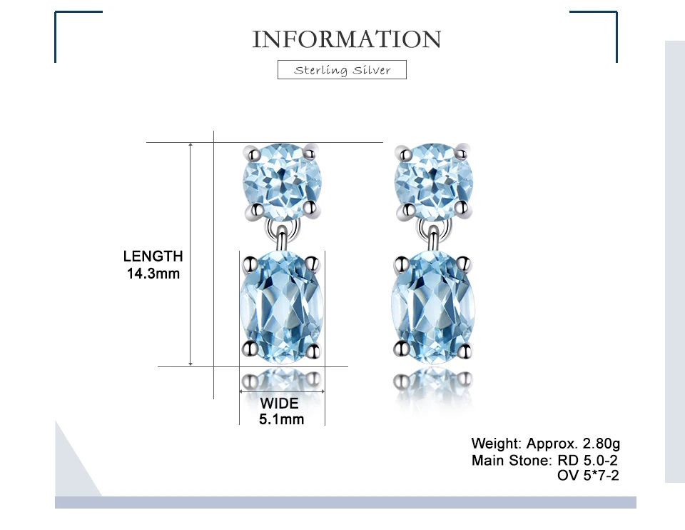 SILVER 925 GEMSTONE EARRINGS FOR WOMEN FINE JEWELRY EUJ044B-1pc_01 (2)