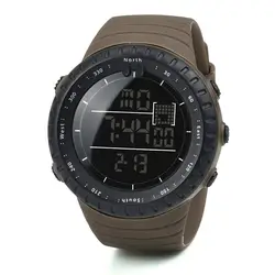 2017 Новый дизайн модные черные спортивные резиновые мужские Цифровые кварцевые часы для военных наручные часы Горячая Прямая поставка Y717 *