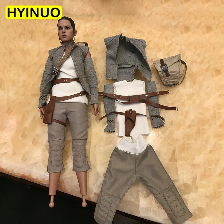 

1/6 Scale Female Rey Desert uit Desert Princess Clothing Suit Set Model for 12''Action Figure Body
