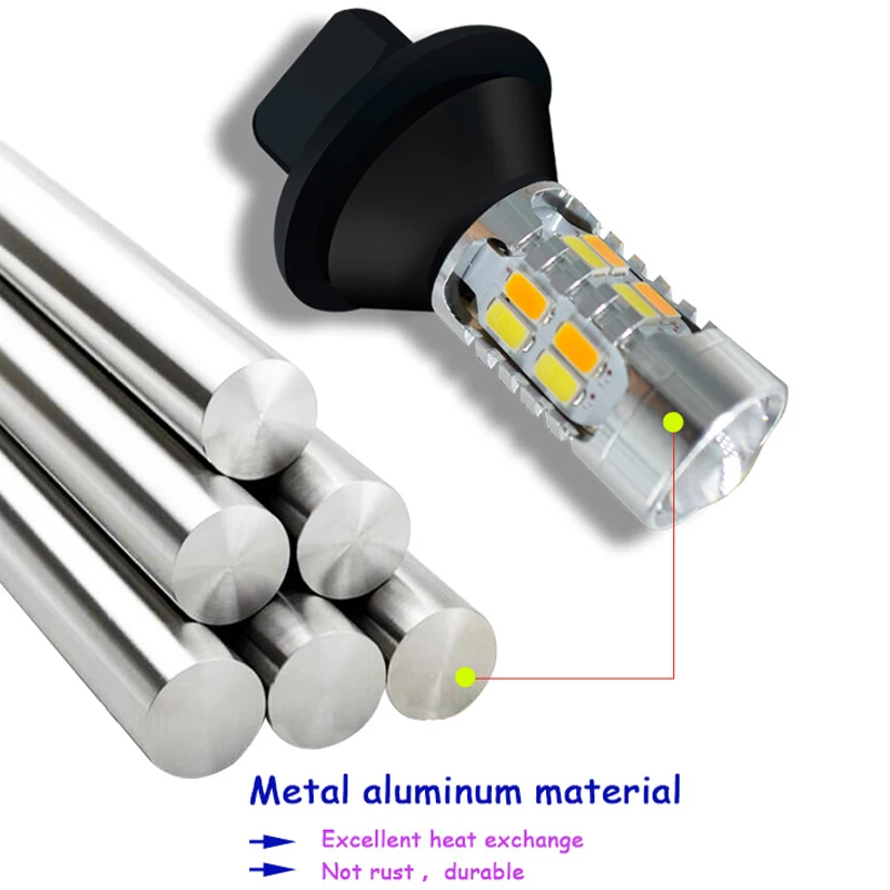 Aicarkas из 2 предметов S25 1156 BAU15S BA15S T20 W21W WY21W 7440 Поворотная сигнальная лампа+ дневного света DRL все в одном задние габаритные огни 12В