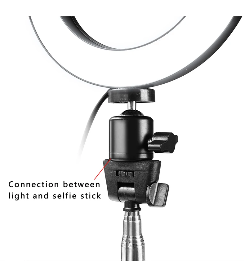 Dimmable LED Studio Camera Ring Light Photo Phone Video Light Annular Lamp With Tripods Selfie Stick Ring Fill Light For Canon - ANKUX Tech Co., Ltd
