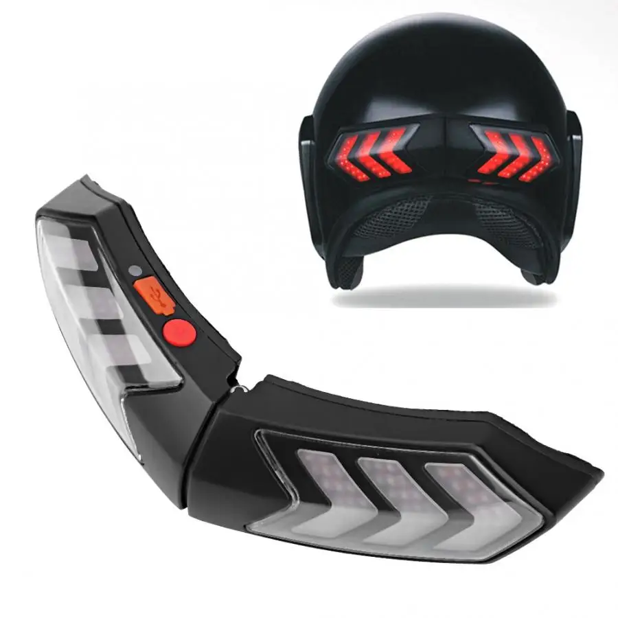 Wireless Motorcycle Helmet Led Safety 