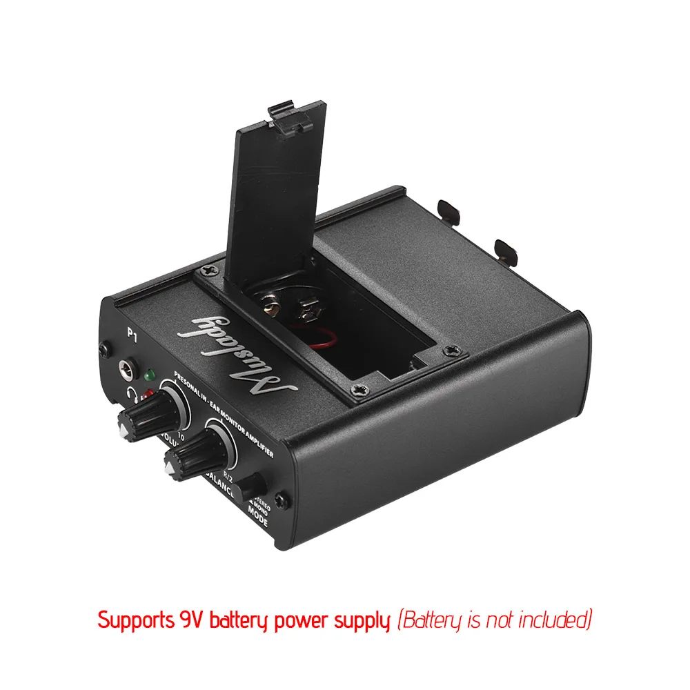 Muslady Персональные Наушники-вкладыши монитор усилитель для наушников Amp с XLR входами 3,5 мм выход