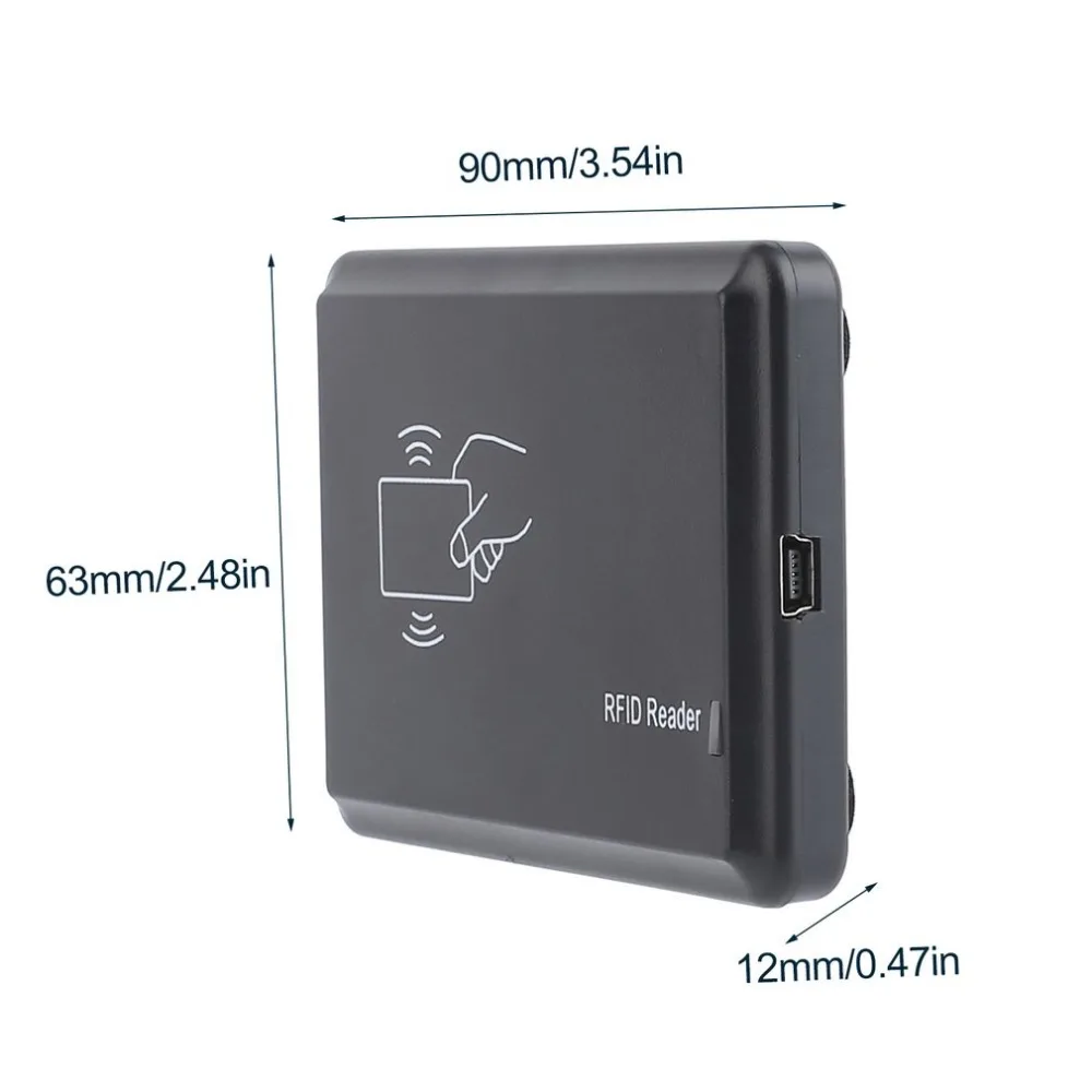 USB считыватель ID RFID бесконтактный смарт карт EM4100 TK4100 считывает первые 10 цифр