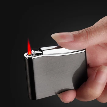 

Retro Metal Electronic Lighter Turbo Lighter gas Lighter Butane Cigar Cigarette Lighters smoking accessories