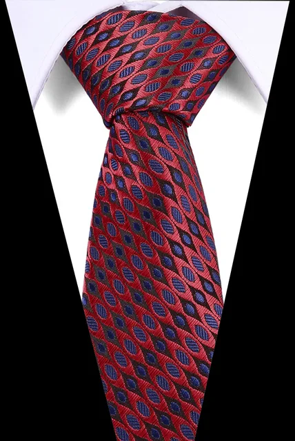 7.5m Mens Ties Pink Man Fashion Polka Dot Plaid Striped Floral Neckties Corbatas Gravata Jacquard Silk Business Tie for Men L126
