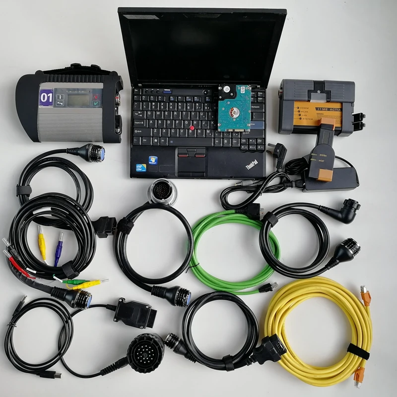 

MB star C4 SD Connect 4 + for BMW Icom A2+B+C + Used X201 I7 8G + 1TB HDD with software installed well for Auto Diagnostic Tool