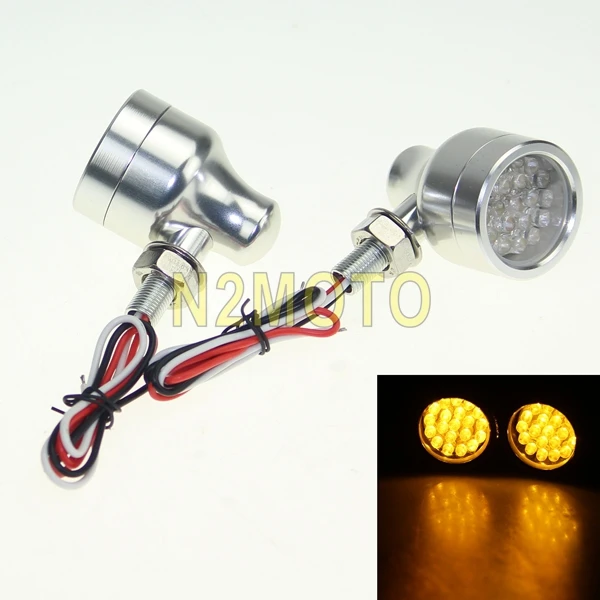 

CAFE RACER CUSTOM LED MOTORBIKE INDICATORS TURN SIGNALS MOTORCYCLE LED TURN SIGNAL BLINKERS LIGHTS FIT BAAD BOY SPORTSTER