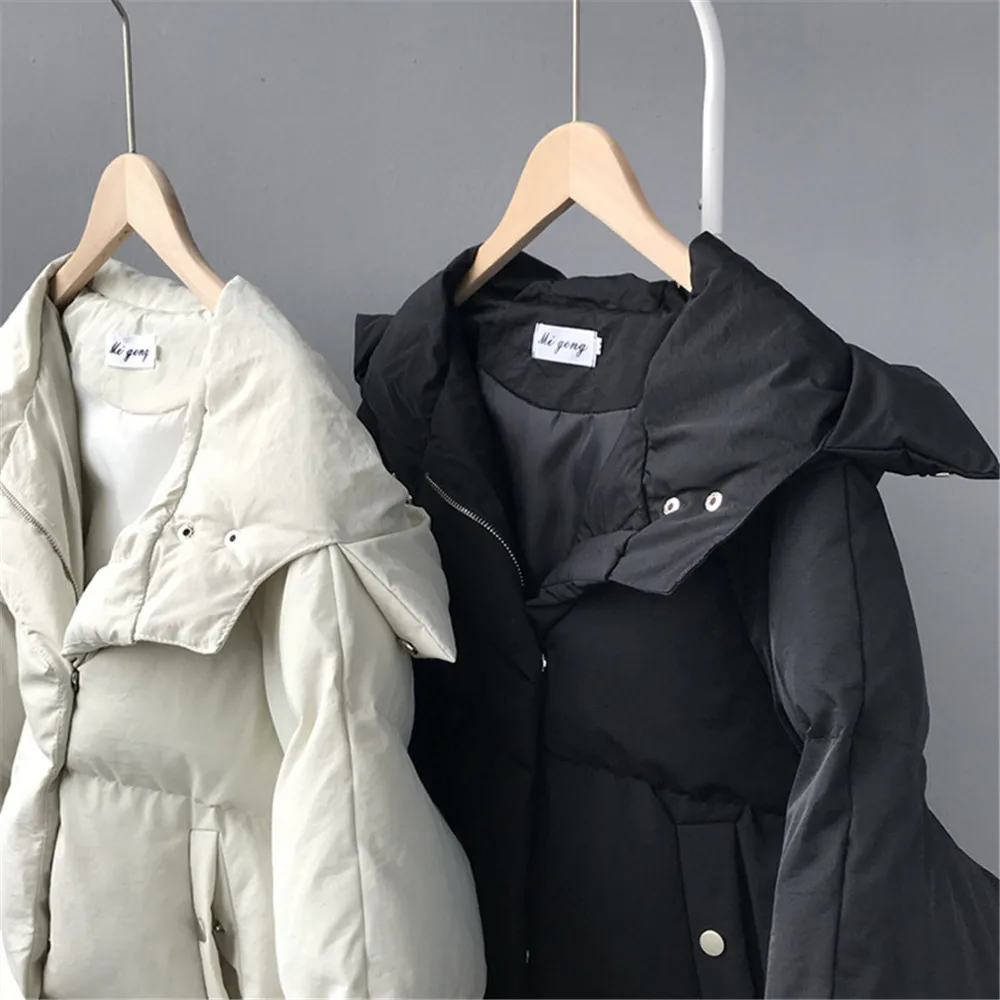 Winter Warm Teenage Girls' Thicken Coat 2018 Cotton Padded Women Hooded Coats Casual Parkas Thick Jacket Coat Hoodies Z8879 (18)