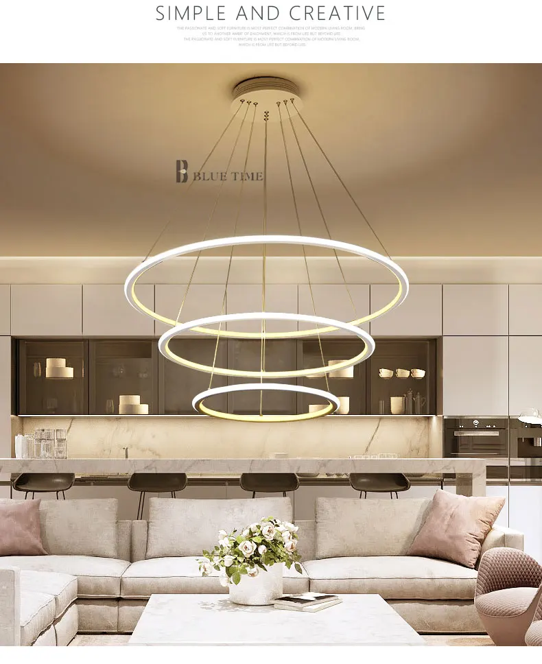 Светодиодный светильник-Люстра для гостиной, столовой, кухонного светильника, современный светодиодный потолочный светильник-люстра, Lamparas de techo