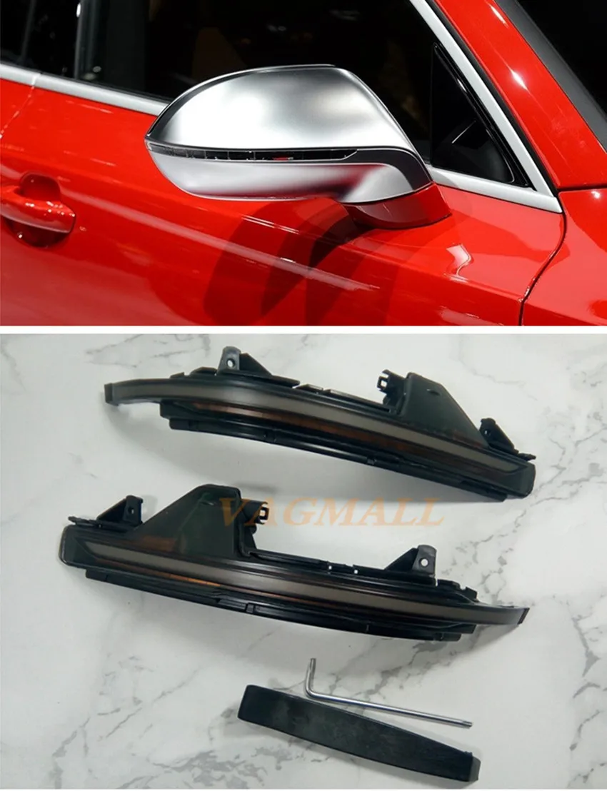

For AUDI A7 S7 RS7 4G8 2010 - 2017 Car Side Wing Rearview Mirror Blinker Indicator LED Dynamic Turn Signal Light Replacement