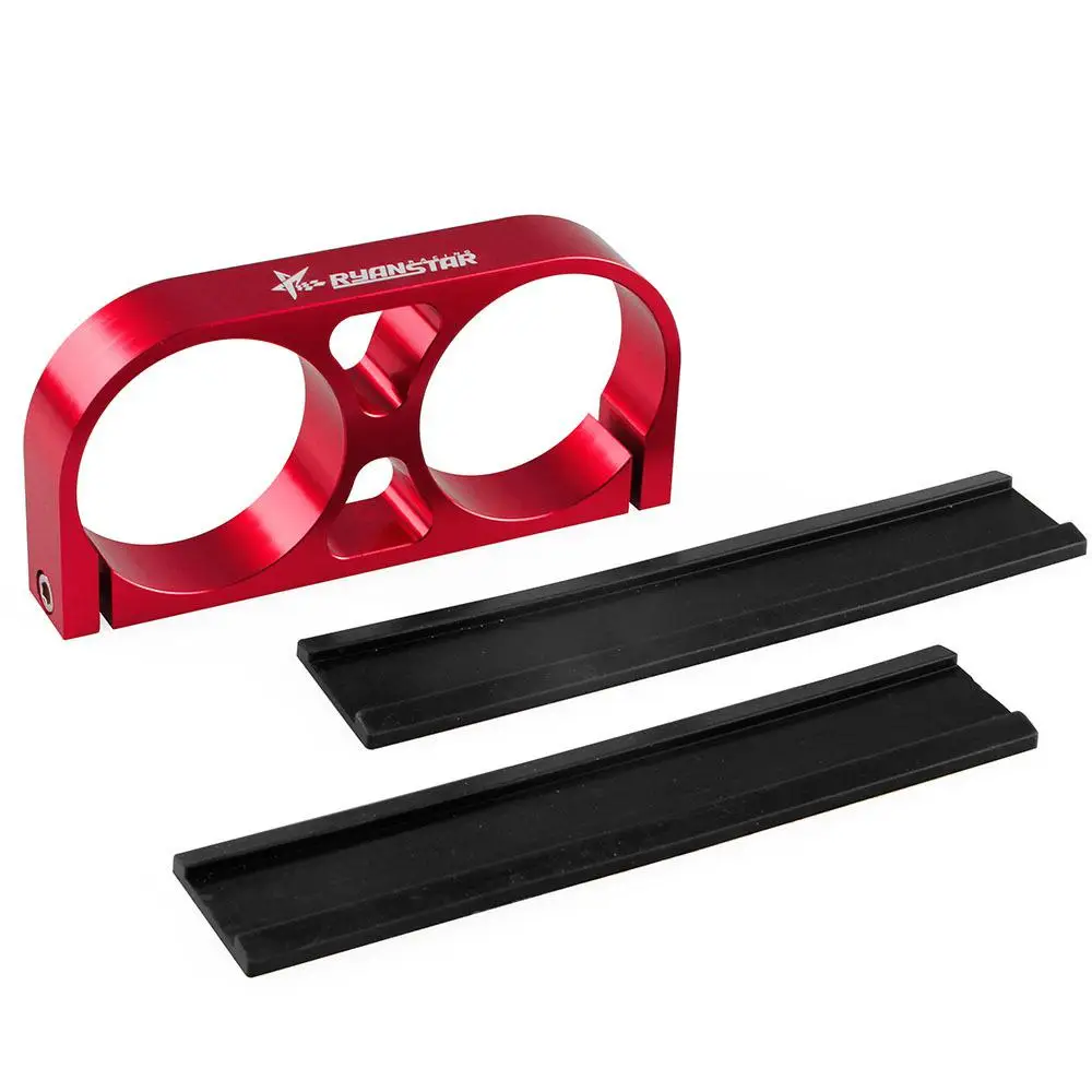 

Adeeing Aluminum Alloy Twin Dual Double 044 Fuel Pump Bracket Aluminum Universal Application Fuel Pump Bracket r30