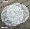 42CM Modern lace embroidery placemat cup coaster mug kitchen Christmas dining table place mat cloth tea coffee doily dish pad ► Photo 2/5