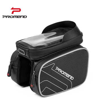 

Promend Rainproof Bicycle Front Frame Top Tube Bag MTB Road Cycling 6.2inch Touch Screen Cellphone Bag Bike Accessories