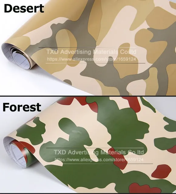 Chameleon Desert XD Camo Sheet Vinyl Wrap