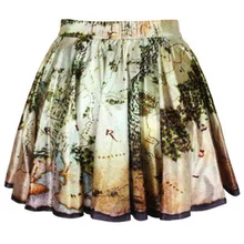 Дизайн Мода цифровой 3 d карта Женская юбка с принтом скидка низкая цена и высокое качество женские юбки