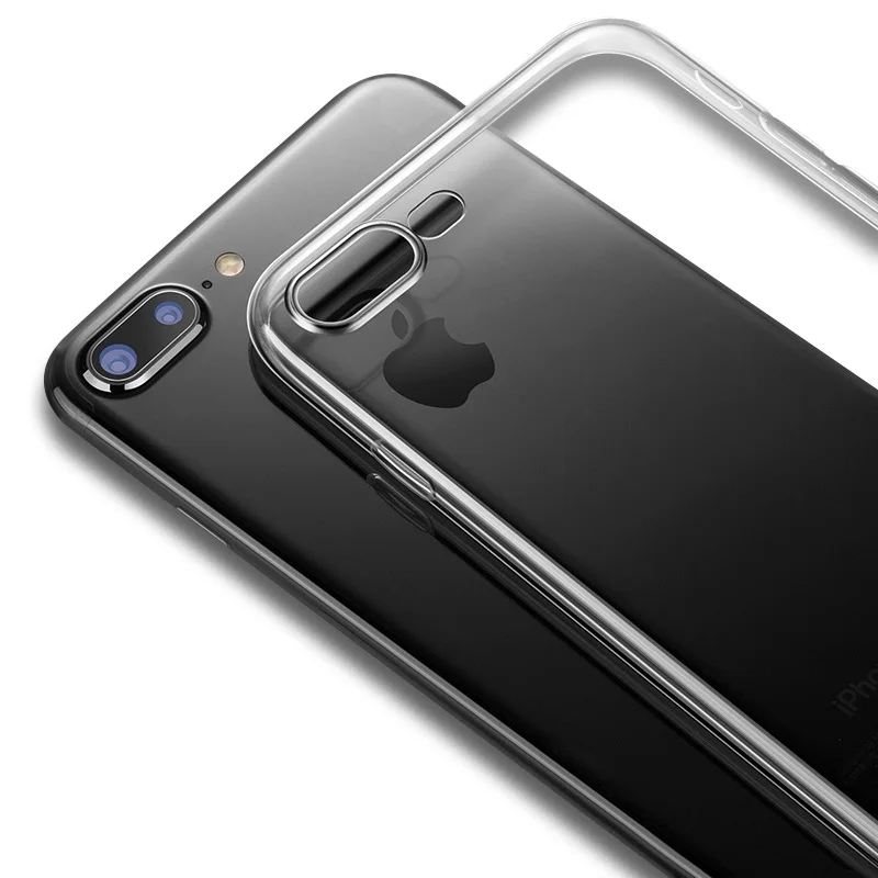 

Transparent shockproof Case For Apple iPhone 7 7Plus 6 6S 6plus soft and clear cover for iphone 8 8 plus smart phone shell