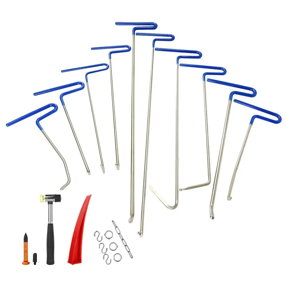 

Furuix PDR tools Rods Hooks Car Crowbar Hand Toolkit Paintless Dent Repair Tools Dent Removal Tool Set Herramientas