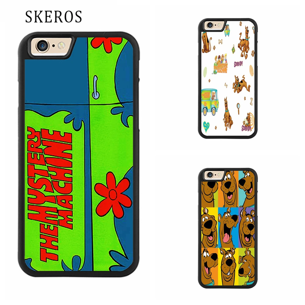 Skeros тайна машины Scooby Doo крышкой сотовый телефон чехол для iPhone X 4 4S 5 5S 6 6S 7 8 плюс # ee343