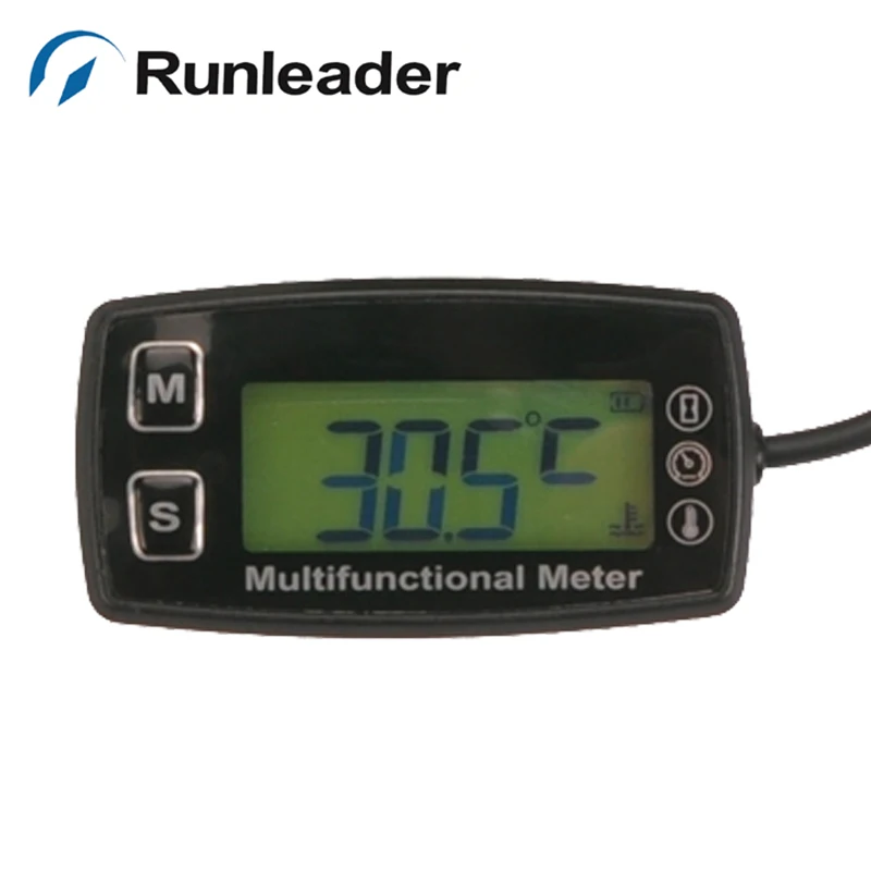 Digital LCD RL TS001 PT100 20 300 Celsius degree tach hour meter theomometer temp meter for