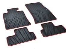 special rubber mat waterproof non slip wear resistant green latex car floor carpets for Mini font