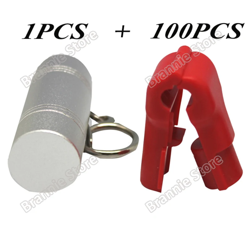 100pcs/lot EAS security hook stop lock anti theft stop locking
