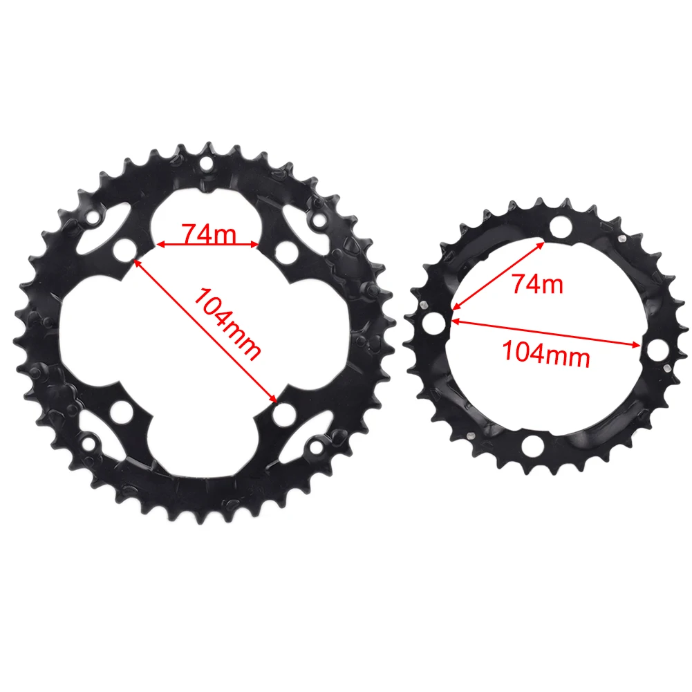 1 шт. 104BCD 32 T/42 T круглая велосипедная цепь 64BCD 22T узкая широкая MTB велосипедная цепь круг шатунная пластина
