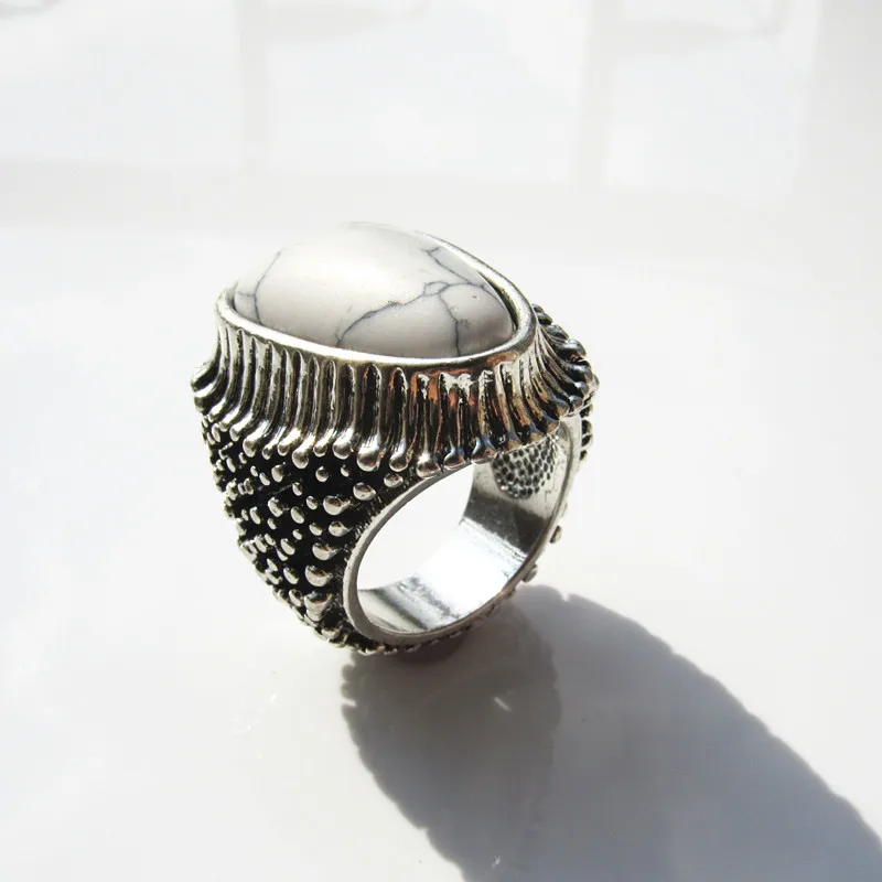 

New Cosplay rings Aquaman Natural stone Ring