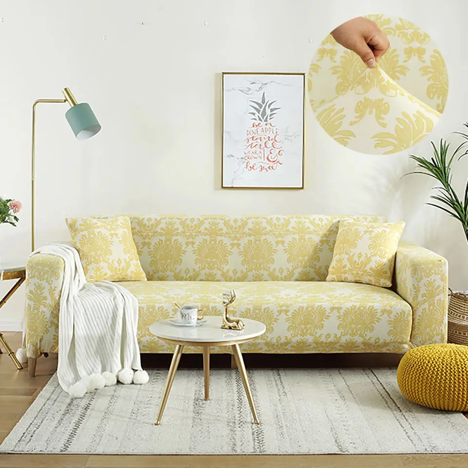 Эластичный Печатный чехол для дивана, универсальный секционный угловой чехол для дивана, евро чехлы для диванов, диванов, чехлов для гостиной - Цвет: colour 3