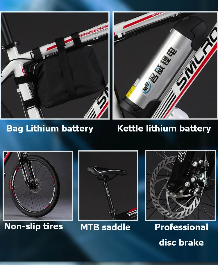 Discount 26inch Hydraulic disc brake 27speed electric mountain bike 48V lithium battery smart electric bicycles 500W motor aluminum frame 25 Discount 26inch Hydraulic disc brake 27speed electric mountain bike 48V lithium battery smart electric bicycles 500W motor aluminum frame 25