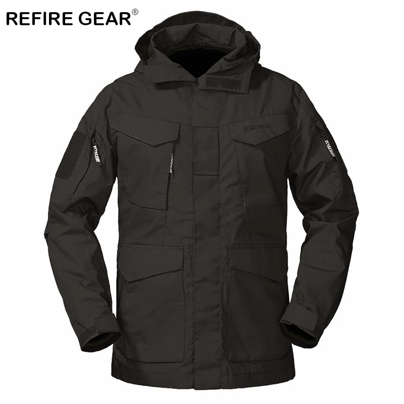 Куртка ReFire Gear M65 Мужская тактическая с капюшоном уличная ветрозащитная ветровка