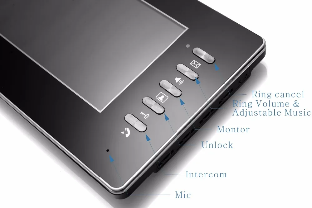 SmartYIBA Проводная видеодомофон для многоквартирных 2/3/4/6 единиц дома устройство чтения RFID видеодомофон 7 дюймов цветной монитор