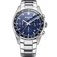 Hot Dropship 100% Full Steel Men Watch Military Wrist Watches Chronograph Fashion Men Sports Watch Waterproof Relogio Masculino