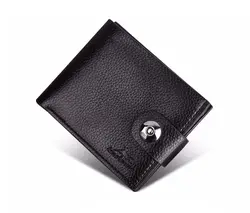 Artmi мужчины кожаный бумажник моды держатель карты молния Изменить сумка мужская Hasp денежный кошелек с ID окна