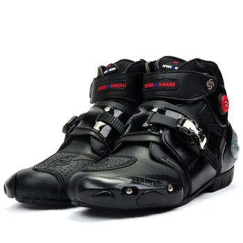 

professional motorbike motorcycle boots motocross racing boots waterproof biker protect ankle moto shoes