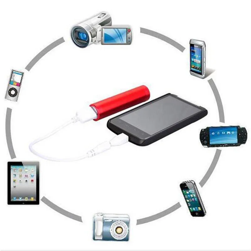 Чехол для хранения аккумуляторов 5 В 1 А чехол внешнего аккумулятора USB комплекта