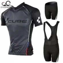 2016 Brand Pro Team Cube Cycling Jersey Ropa Ciclismo Quick-Dry Sports Jersey Cycling Clothing GEL Pad Bike Wear Mtb Jersey