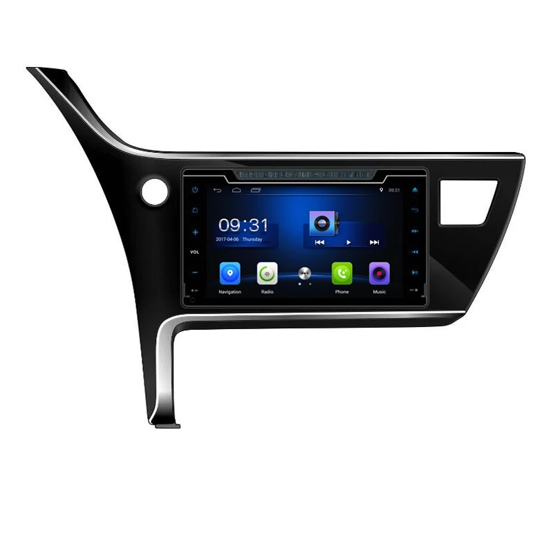 Top 2018 10.2"Android 7.0 ! Car DVD PC Multimedia DVD Player GPS Navi Stereo Radio Fit Toyota corolla 2017 2018 - WIFI OND CAMERA 0