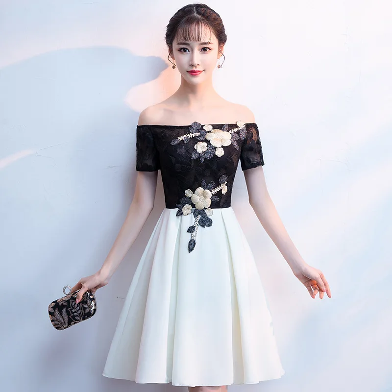 Fashion Evening Dresses For Women Elegant A-Line Prom dresses Lace Appliques Wedding Guest Dress Party Gown Vestidos DS65 (4)