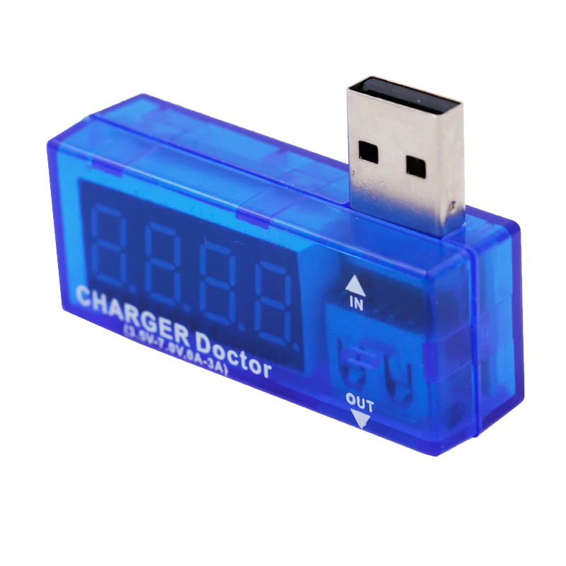 Мини USB зарядное устройство Доктор Вольтметр Амперметр Электроника цифровой USB мобильный мощность зарядки Ток Напряжение тестер метр