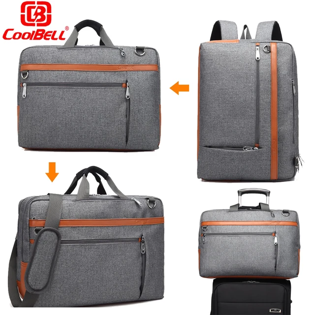CoolBELL 17 17.3 Inch Laptop Backpack Convertible Backpack Shoulder bag