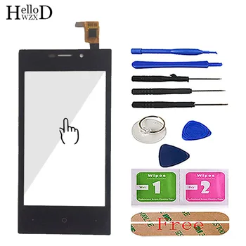 

4.0'' Mobile For Highscreen Zera F rev.S Touch Screen Glass Front Glass Digitizer Panel Lens Sensor Flex Cable Tools Adhesive